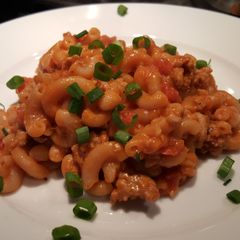 One pot turkey chili mac A picture of One pot turkey chili mac.