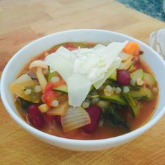 A picture of Shirataki Rice Minestrone.