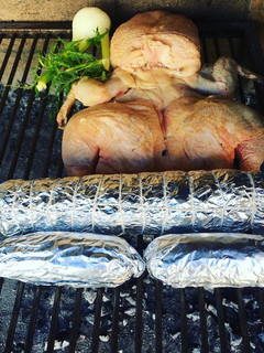 Una foto de Matambre arrollado a la parrilla