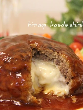 Easy Steps to Make Camembert Cheese Stuffed Hamburger Steaks the Perfect So Delicious