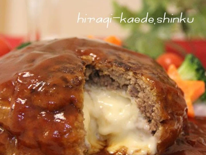 Easy Steps to Make Camembert Cheese Stuffed Hamburger Steaks the Perfect So Delicious