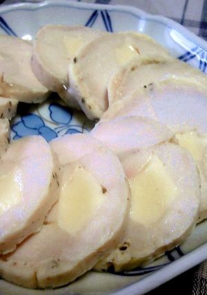 A picture of Simple! Cheese-Filled Chicken Ham.
