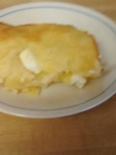 A picture of TL's Pineapple Cream Cheese Cobbler.