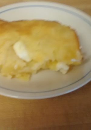 A picture of TL's Pineapple Cream Cheese Cobbler.
