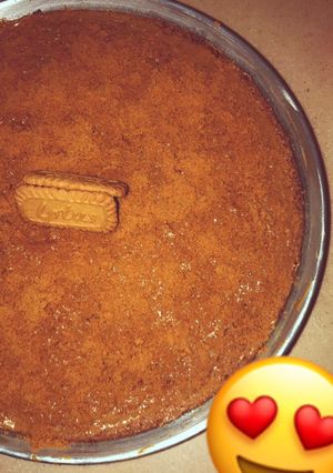 صورة لوصفة بسبوسة اللوتس