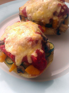 A picture of Vickys Pizza-Style Potatoes, GF DF EF SF NF.