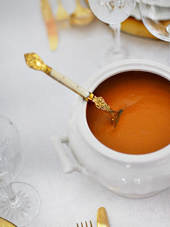 Una foto de Bisque de gambas