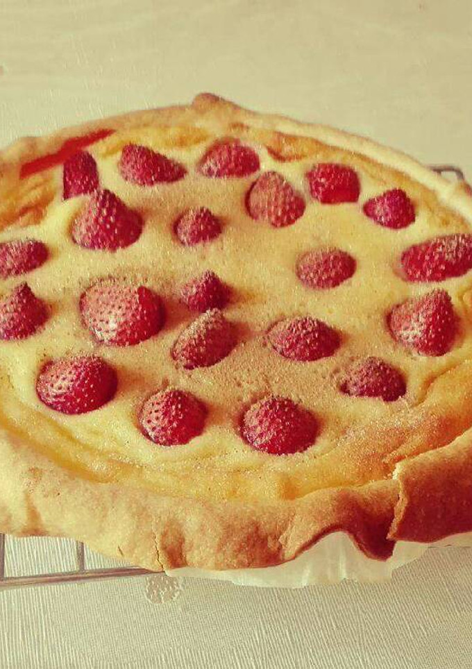 Una foto de Tarta de fresas