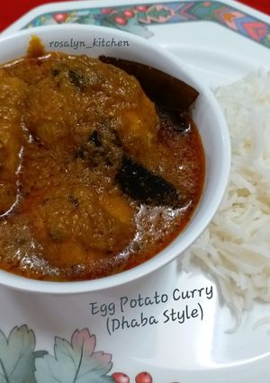 A picture of Egg Potato Curry (Dhaba Style).