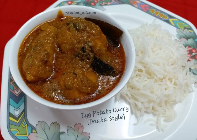 Egg Potato Curry (Dhaba Style)