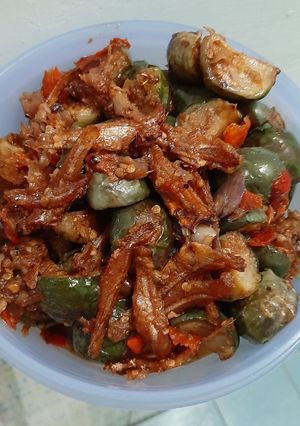 Foto resep Sambal Terong Bulat dan Teri