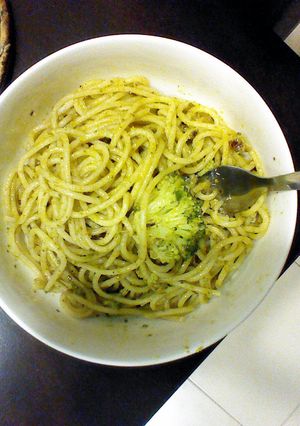 A picture of Chardonnay spaghetti.