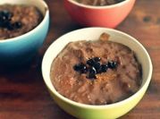 A picture of rice pudding