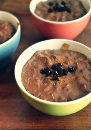 A picture of Chocolate Rice Pudding (ryzogalo).