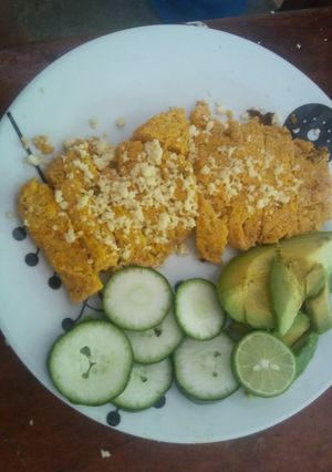 Una foto de Rollitos de huevo con zanahoria