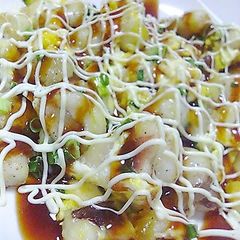 A picture of Squid Tonpei Yaki - Pan-fried Squid Fritters.