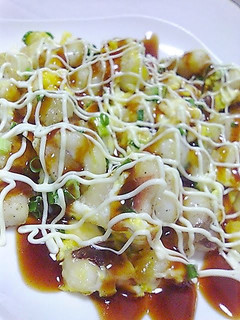 A picture of Squid Tonpei Yaki - Pan-fried Squid Fritters.