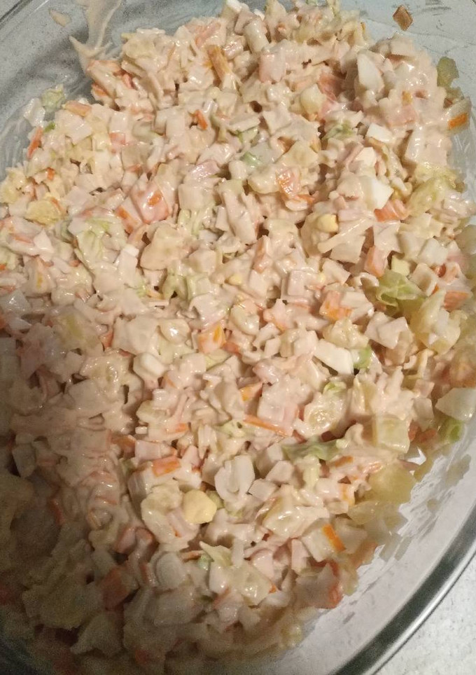 Una foto de Ensalada de cangrejo
