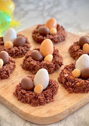 Una foto de 🐣 Especial de Pascua: NIDITOS de CHOCOLATE