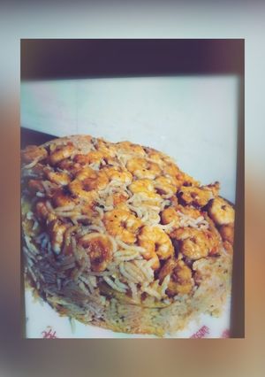 صورة لوصفة مقلوبة جمبري