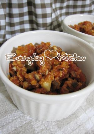 A picture of Macrobiotic Koya Dofu Faux Meat Sauce.