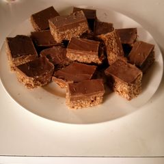 A picture of Mars bar Slice.