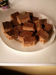 A picture of Mars bar Slice.