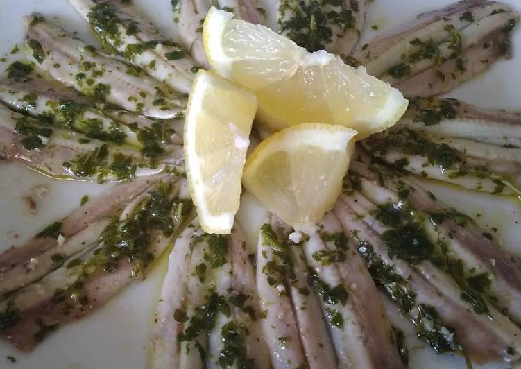 Recetta di Favorite Alici marinate