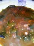 corned beef and cabbage soup.