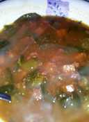 corned beef and cabbage soup.