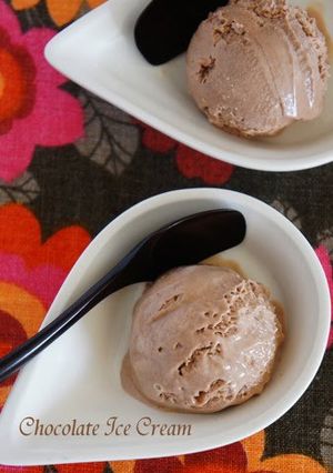 A picture of Chocolate Ice Cream.