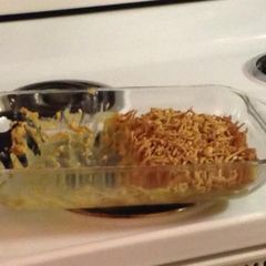 A picture of Chow mein chicken casserole.