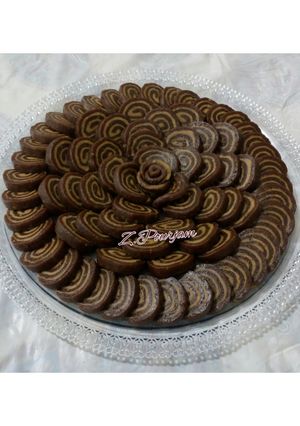 عکسی از دستور حلوا رولتی