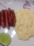 Aligot con longaniza blanca