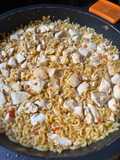 Fideua con pollo