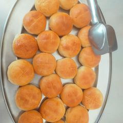 A picture of Home made bread rolls.
