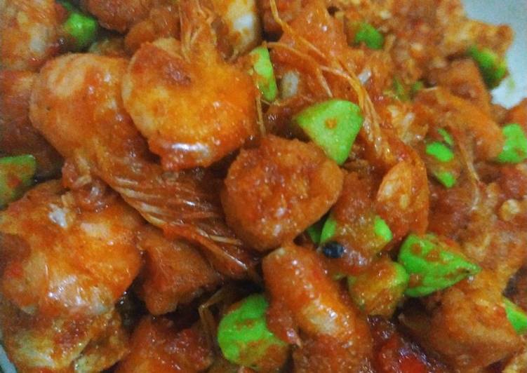 Resep Sambal goreng telur udang pete Anti Gagal