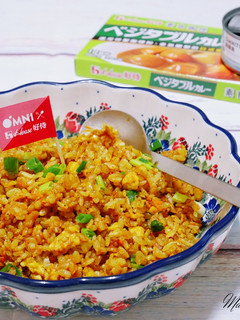 新鮪魚素食咖哩蛋炒飯 的食譜成品照片