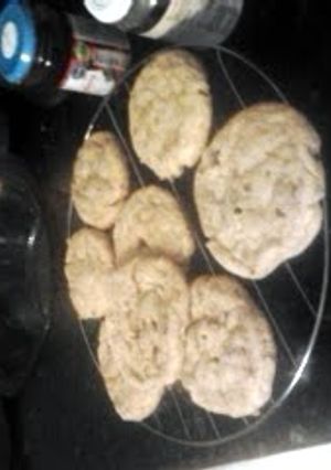 A picture of chocolate chip cookies.