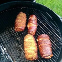 A picture of Smoked chicken cordon bleu.