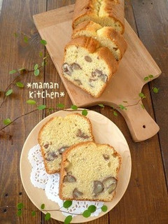 A picture of Candied Chestnut Pound Cake.