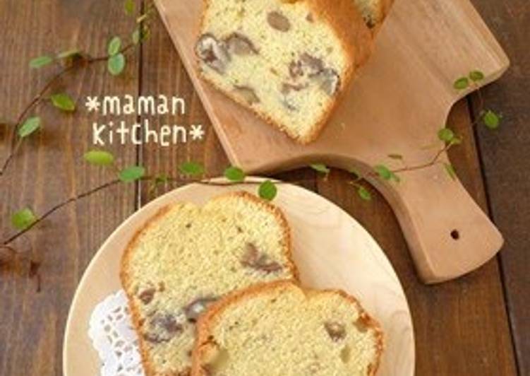 Recipe of Perfect Candied Chestnut Pound Cake