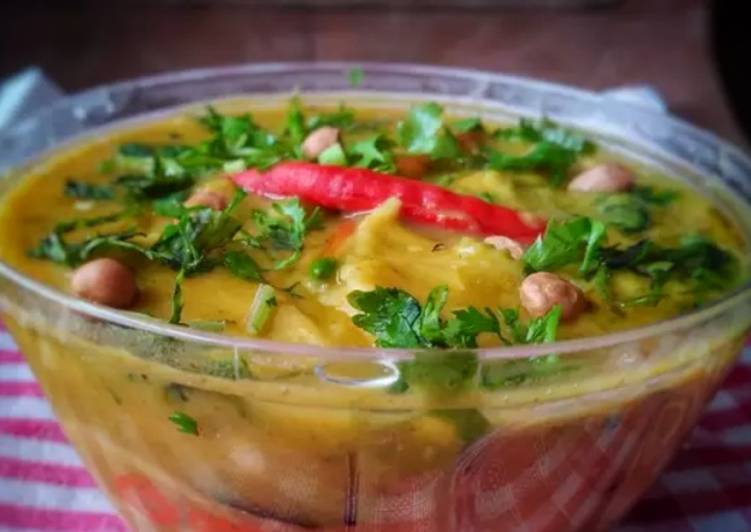 Easiest Way to Make Super Quick Homemade Dal dhokli