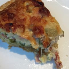 A picture of Ham quiche.