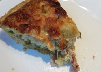 Easiest Way to Make Appetizing Ham quiche