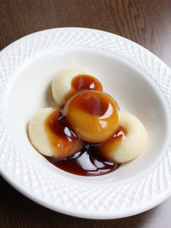 A picture of Healthy Tofu Shiratama Rice Cakes.