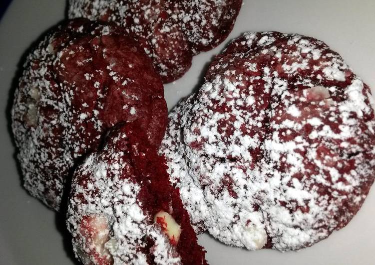 How to Prepare Super Quick Homemade Red Velvet butter cookies