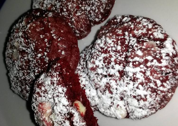 Recipe of Super Quick Homemade Red Velvet butter cookies