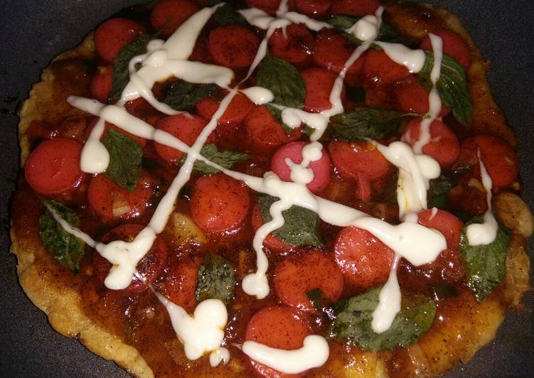 Langkah Mudah untuk Membuat Pizza teflon, Lezat