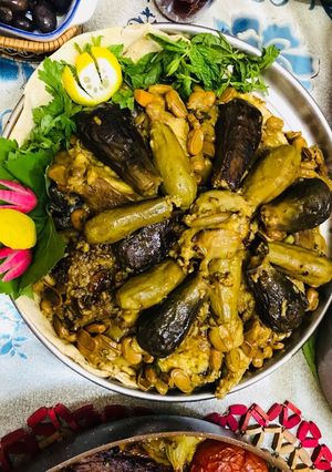 صورة لوصفة دولمة عراقية على اصولها وبالتفصيل